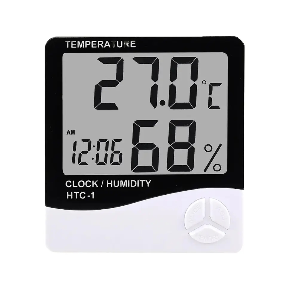 Indoor LCD Digital Thermometer - Home Automation Industry บทวิจารณ์และราคา