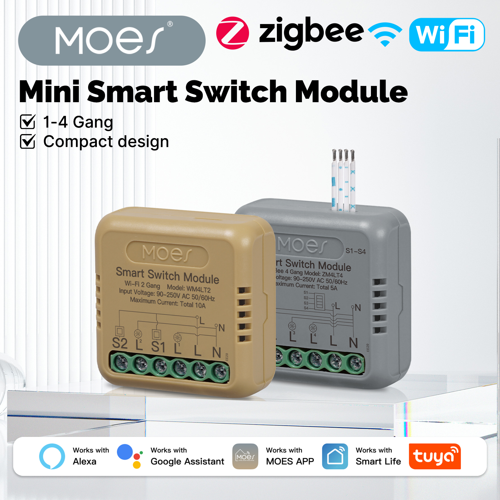MOES Tuya WiFi Zigbee Mini DIY - Smart Home Automation Diy บทวิจารณ์และราคา