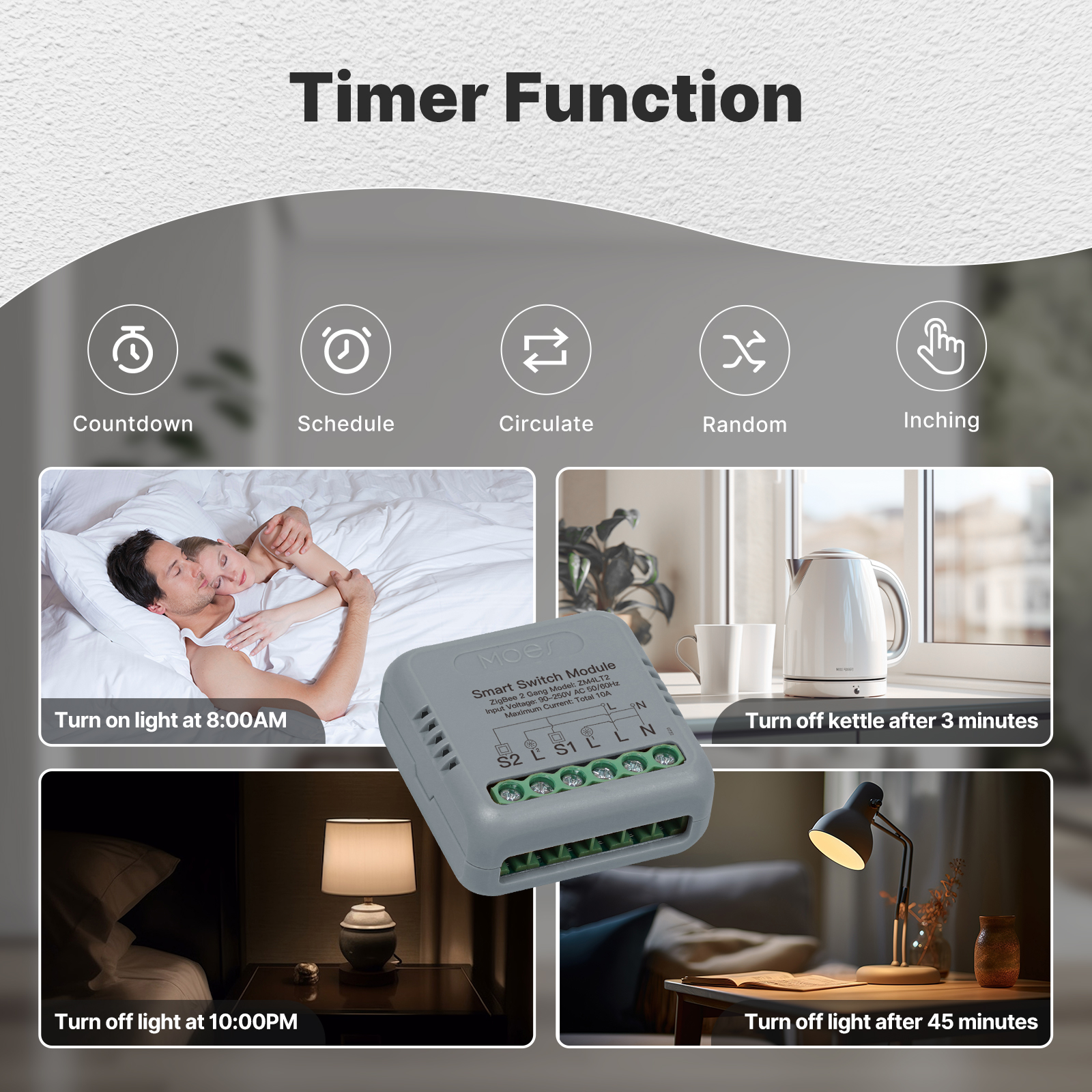 MOES Tuya WiFi Zigbee Mini DIY - Smart Home Automation Diy บทวิจารณ์และราคา