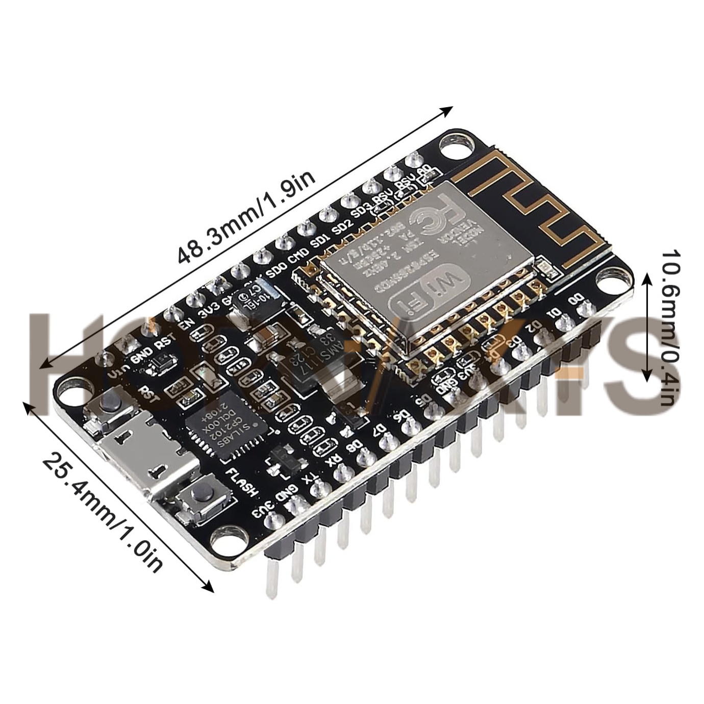 1-10PCS/Wireless Module CP2102 - Esp8266 Nodemcu Board บทวิจารณ์และราคา