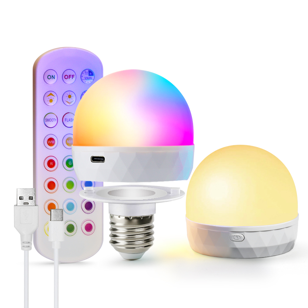 E27 LED Light Bulb RGB USB Rec - Home Automation Industry บทวิจารณ์และราคา