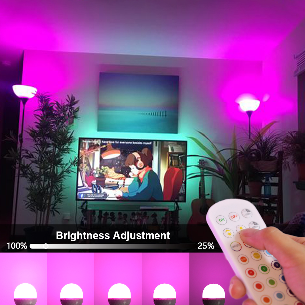 E27 LED Light Bulb RGB USB Rec - Home Automation Industry บทวิจารณ์และราคา