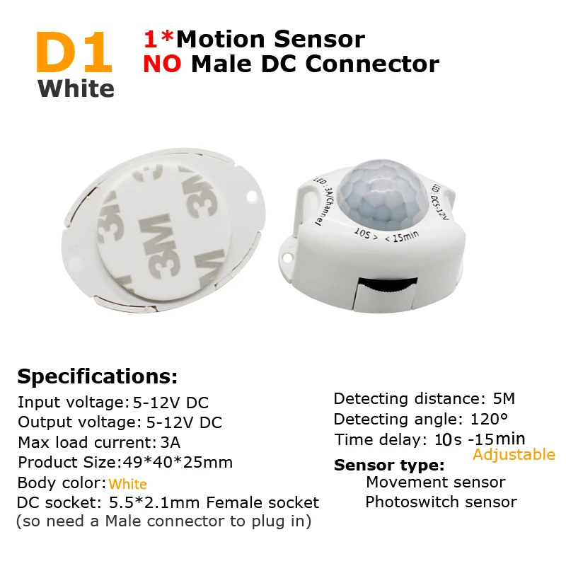 PIR Motion Sensor Switch 12V D - Motion Sensor Pir Wired บทวิจารณ์และราคา