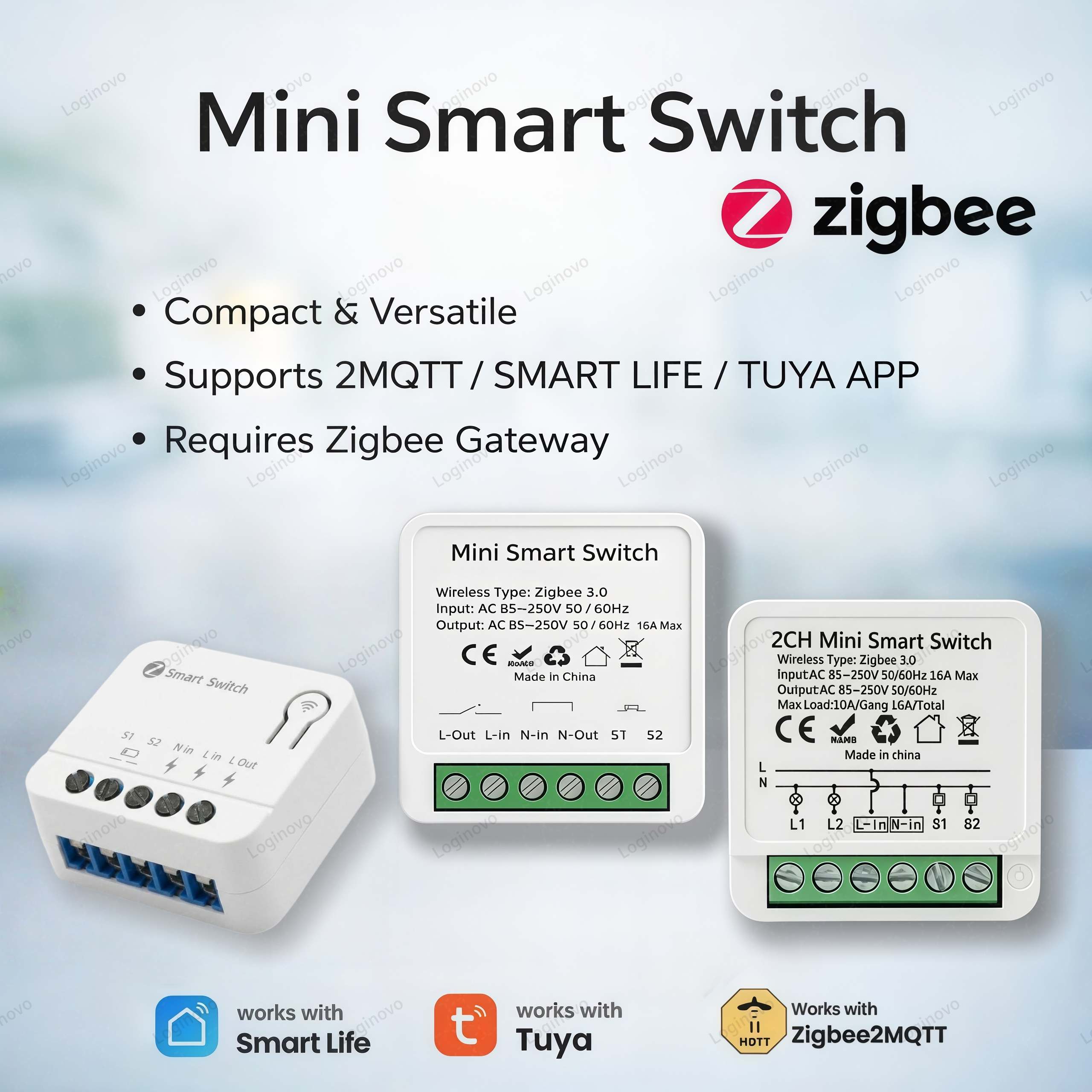 Tuya Zigbee 3.0 Smart Mini Swi - Smart Home Automation Diy บทวิจารณ์และราคา