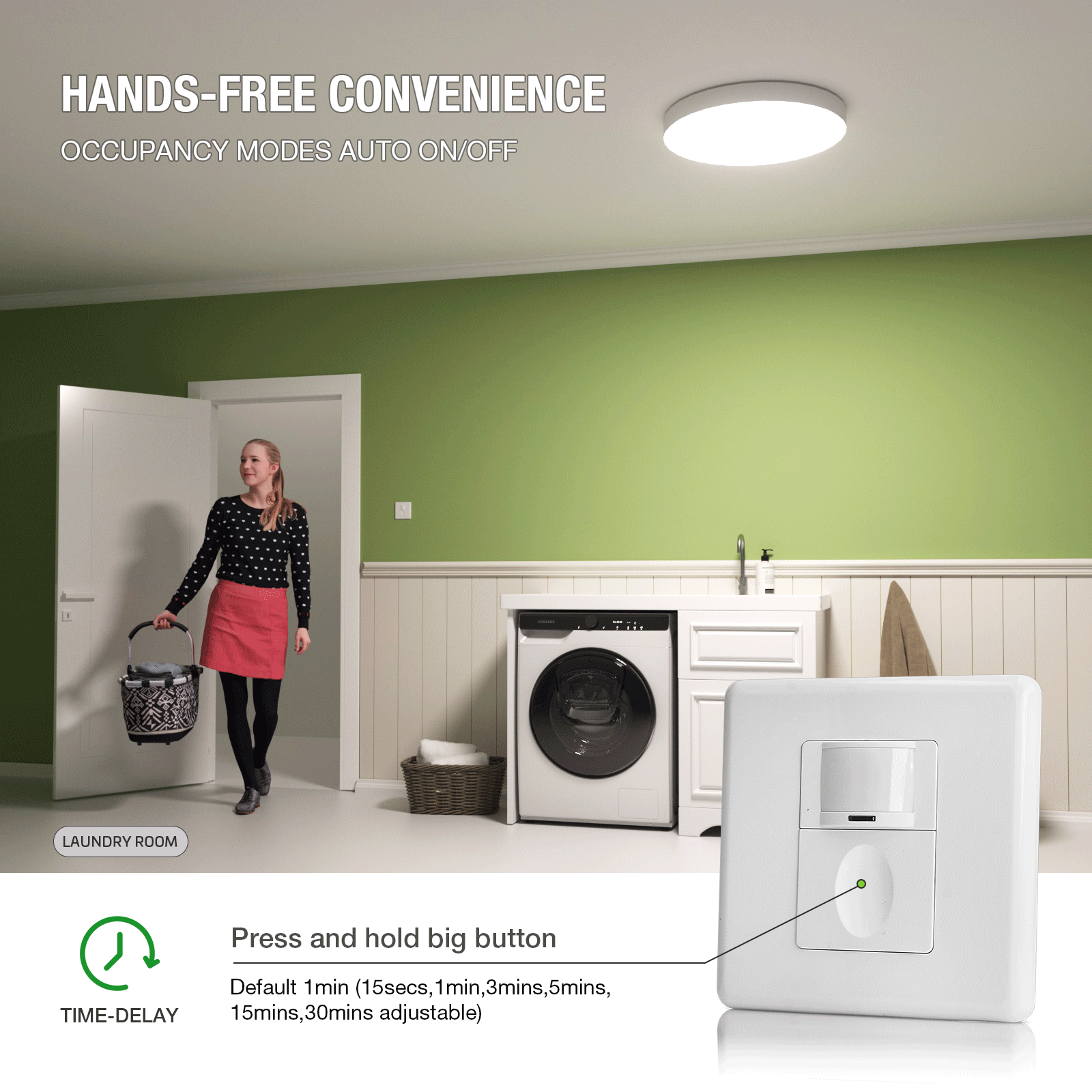 Motion Sensor Switch with Occu - Motion Sensor Pir Wired บทวิจารณ์และราคา