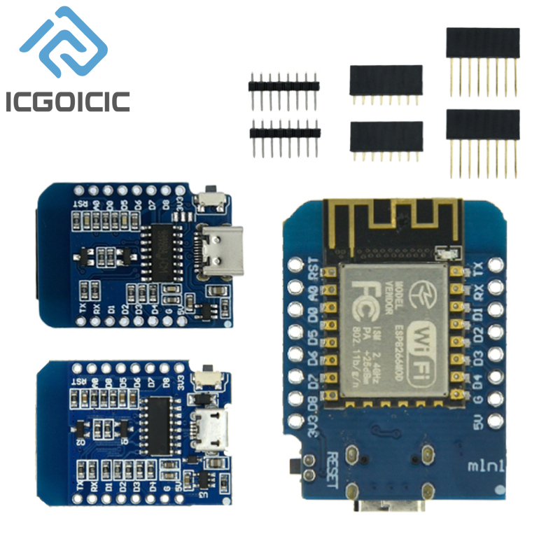 D1 Mini-Mini NodeMcu 4M Bytes  - Esp8266 Nodemcu Board บทวิจารณ์และราคา