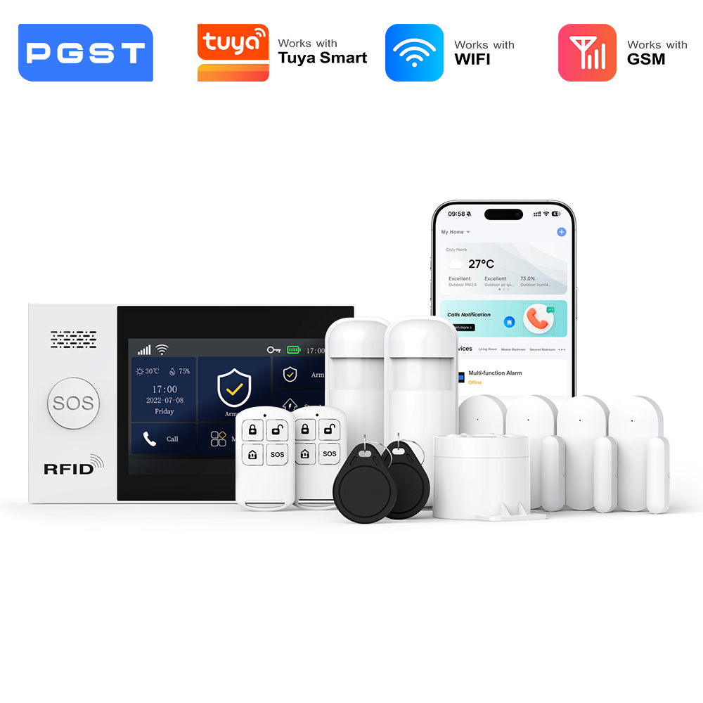 PGST 2G WiFi Alarm System Kit  - Smart Home Automation Diy บทวิจารณ์และราคา