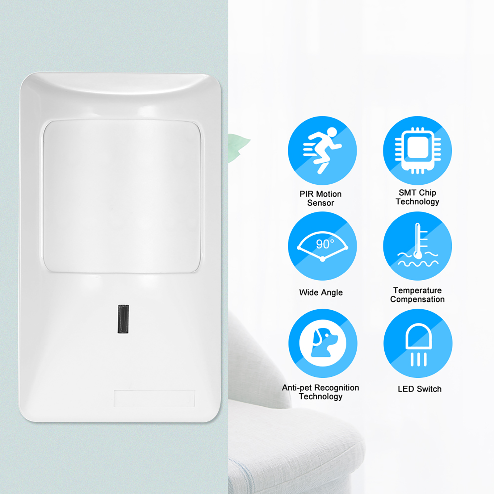 2pcs Sensor Anti-Pet PIR Motio - Motion Sensor Pir Wired บทวิจารณ์และราคา