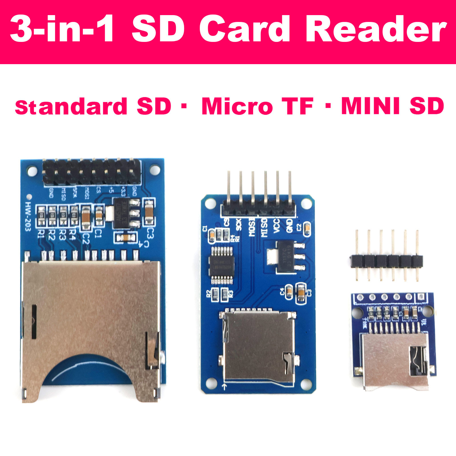 SD Card Reader Module Micro TF - Level Shifter 3.3V บทวิจารณ์และราคา