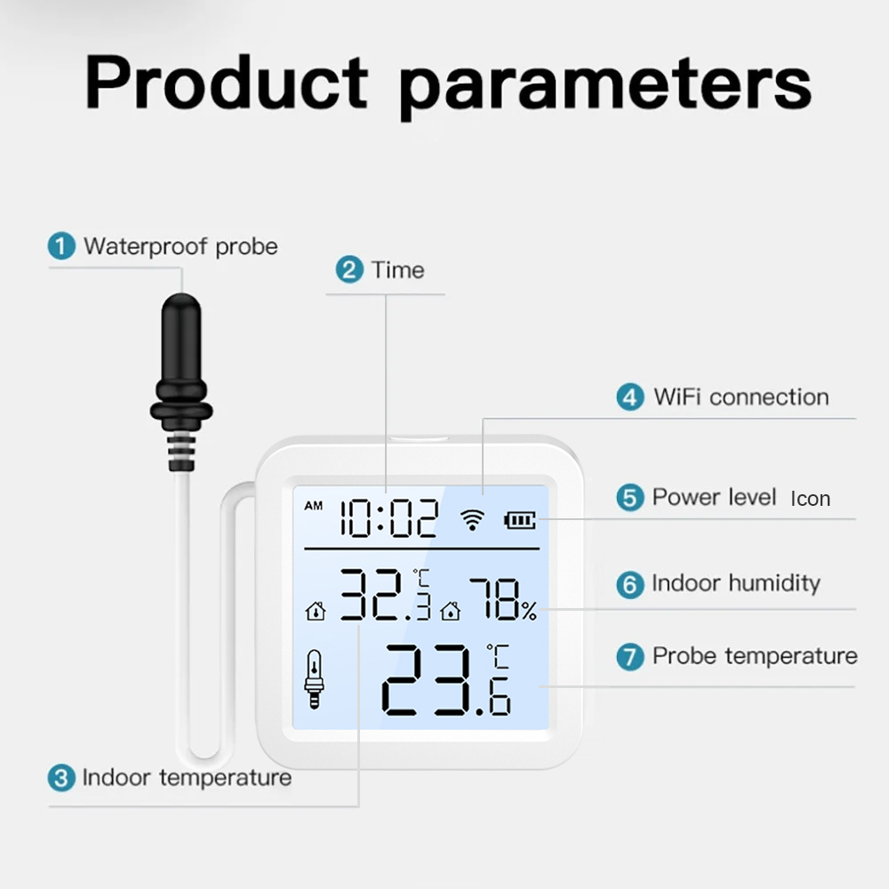 WiFi Humidity Temperature Sens - Temperature Humidity Sensor บทวิจารณ์และราคา