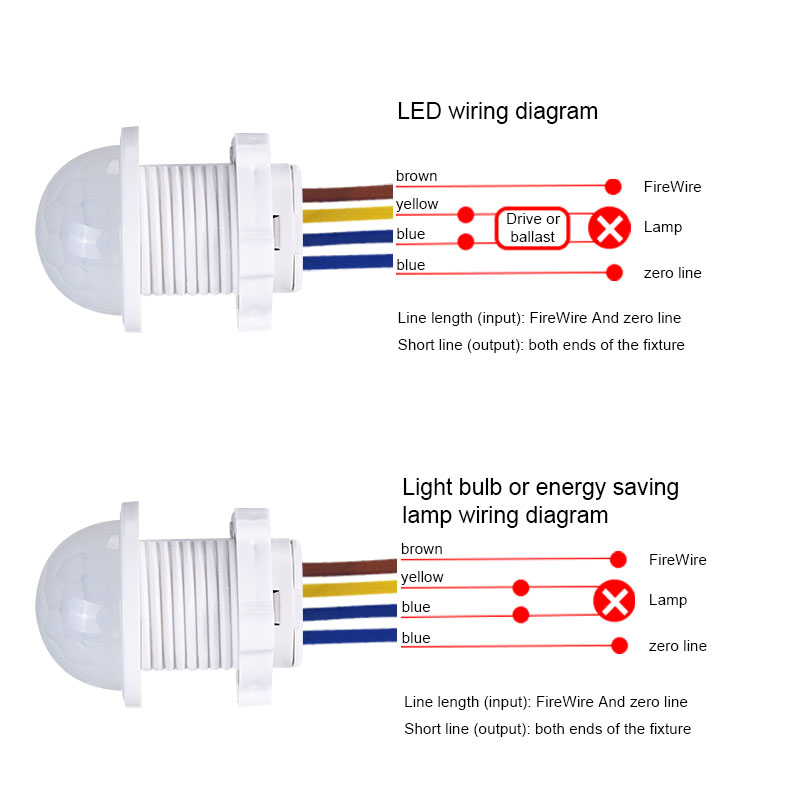 Time Delay PIR Infrared Body M - Motion Sensor Pir Wired บทวิจารณ์และราคา