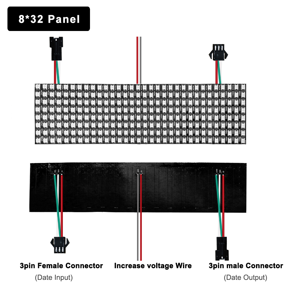 DC5V WS2812B 5050 RGB SMD Flex - Rgb Led Matrix 8X8 บทวิจารณ์และราคา