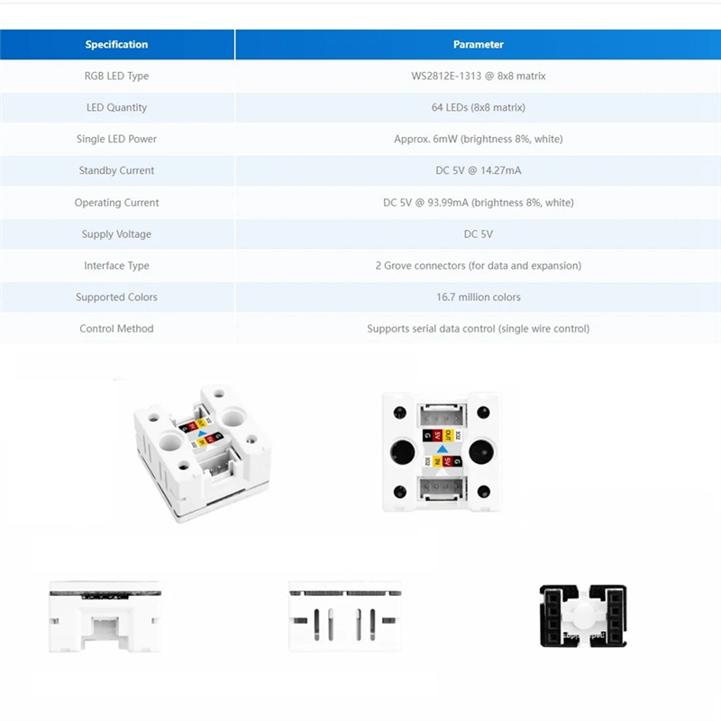 AEF6-Puzzle Unit 8X8 RGB LED M - Rgb Led Matrix 8X8 บทวิจารณ์และราคา
