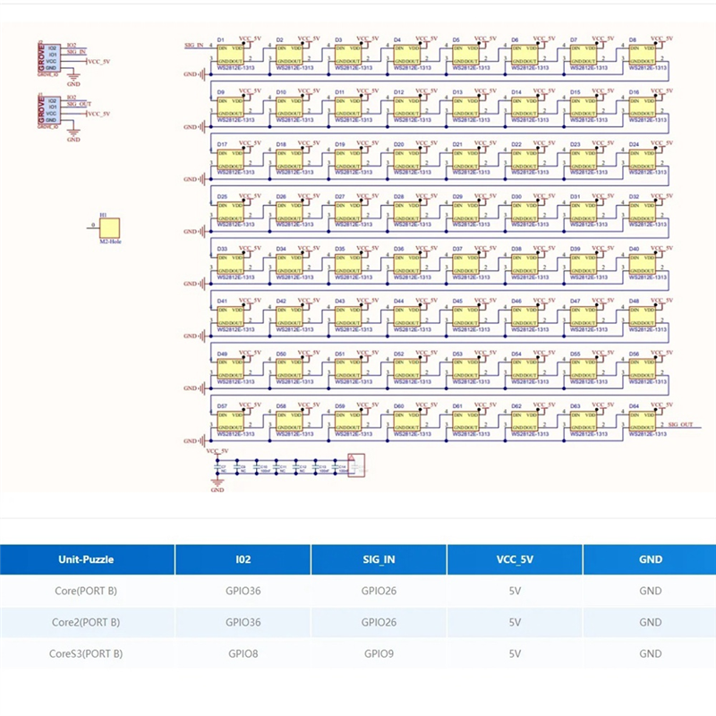 AEF6-Puzzle Unit 8X8 RGB LED M - Rgb Led Matrix 8X8 บทวิจารณ์และราคา
