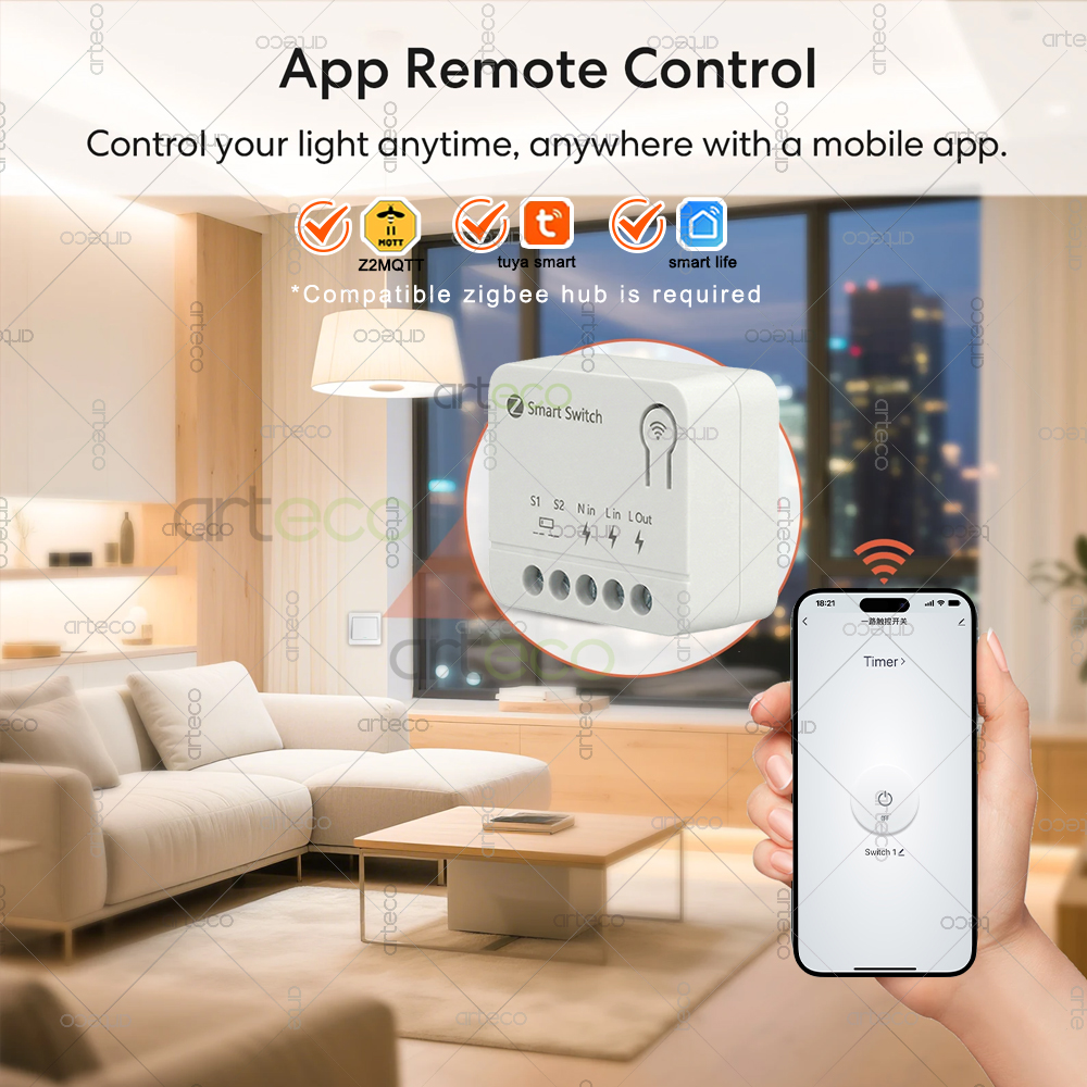 Zigbee Mini Breaker DIY Smart  - Smart Home Automation Diy บทวิจารณ์และราคา