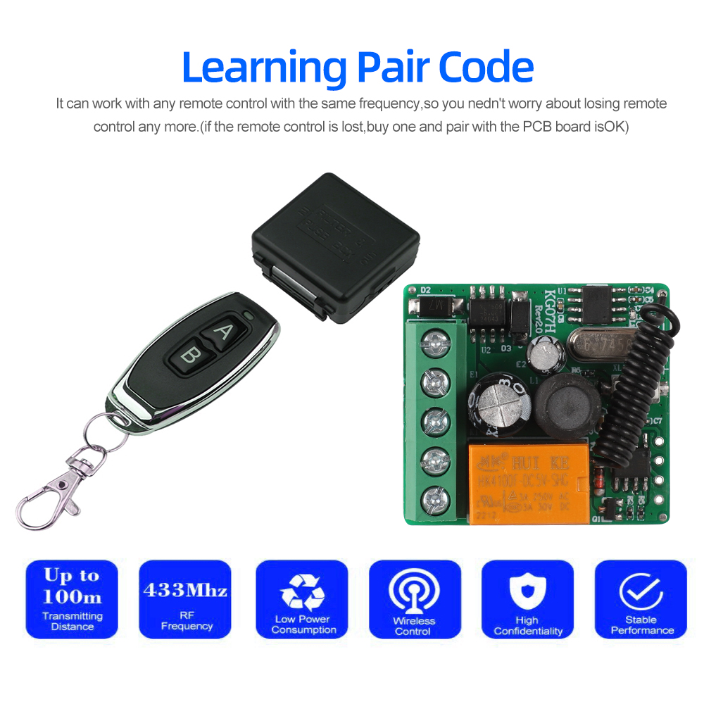 433Mhz RF Remote Control Wirel - Home Automation Tutorial บทวิจารณ์และราคา